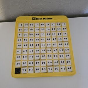 Lakeshore Addition Machine Math Practice Homeschool Early Learning Pop Up Button